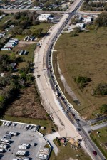 Widening for new eastbound SR 54 lanes between Lake Crystal Boulevard and Eiland Blvd./Morris Bridge Rd. (2-16-2023 photo)
