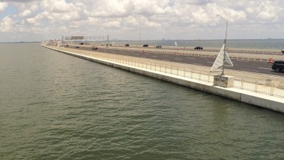 Image of Howard Frankland Bridge shared use path soon to open (Photo May 2026)