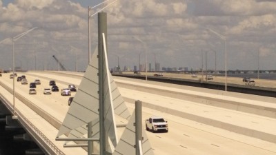 Image of Howard Frankland Bridge looking northbound towards Tampa (Photo May 2026)