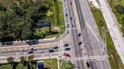 I-75 interchange improvements at Big Bend Road (October 2022)