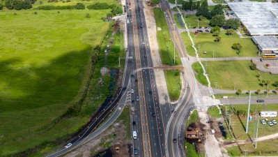 I-75 interchange improvements at Big Bend Road (August 2022)