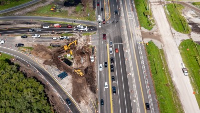 I-75 interchange improvements at Big Bend Road (August 2022)