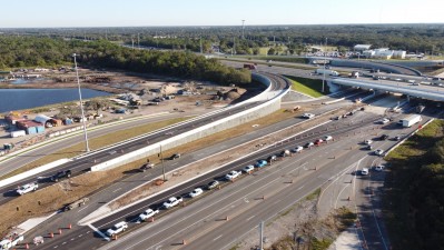 I-75 interchange improvements at Big Bend Road (January 2024)