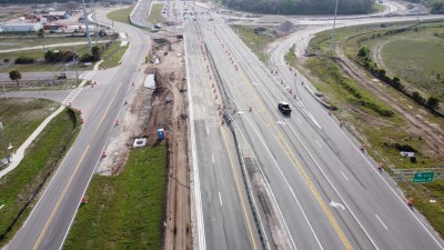 I-75 interchange improvements at Big Bend Road (March 2024)