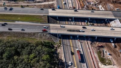 I-75 interchange improvements at Big Bend Road (January 2023)