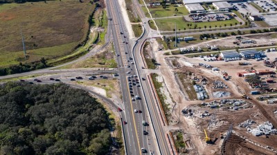 I-75 interchange improvements at Big Bend Road (January 2023)
