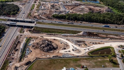 I-75 interchange improvements at Big Bend Road (November 2022)