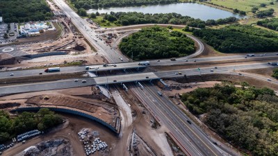 I-75 interchange improvements at Big Bend Road (April 2023)