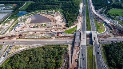 I-75 interchange improvements at Big Bend Road (August 2023)