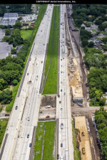 Bridge and new ramp construction over Woodberry Road, north of SR 60 (June 2019 photo).
