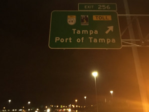 Don't miss the new exit point to the Selmon Expressway that opened at 3:25 a.m. on Tuesday, January 28, 2020.