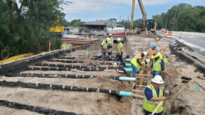 Halls River Bridge Project July 2019