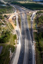 Looking north over I-75 towards Overpass Road (12/15/2021 photo)