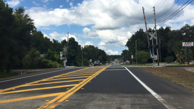 US 98 replacement of railroad crossing --- August 2019