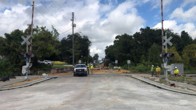 Jefferson Street RR Crossing Replacement Work August 2019