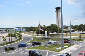 A view from new SR 686A at the St. Pete-Clearwater International Airport new connection to Roosevelt Blvd. (5-9-2023 photo)