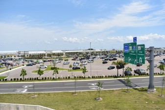 A view from new SR 686A at the St. Pete-Clearwater International Airport access road to Roosevelt Blvd. (5-9-2023 photo)