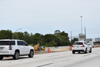 Building express lanes in the median of I-275 (5-9-2023 photo)