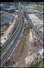 Construction is active along the Roosevelt Boulevard (SR 686) corridor next to St. Pete-Clearwater International (PIE) Airport. [November 2018 photo]