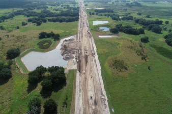New SR 52 alignment construction (May 2020 photo)