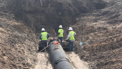 New pipe installation --- February 2020