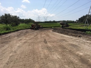 Work is underway on the Starkey Gap / Tri-County Trail. (August 2018)