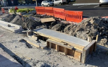 Image showing newly poured drainage structure along SR 60 (Kennedy Blvd) Photo July 2026