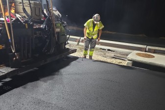 Asphalt paving (1-4-2025 photo)