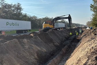 Drainage construction (1-30-2025 photo)