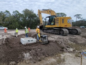 Drainage construction (12-30-2025 photo)