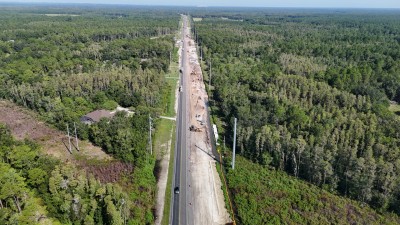 Looking northwest over US 98 south of SR 471 (8-29-2025 photo)