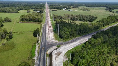 Looking northwest over US 98 at the SR 471 intersection (8-29-2025 photo)