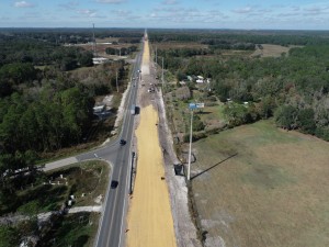 Road widening at US 98 and Old Dade City Road (12-3-2025 photo)