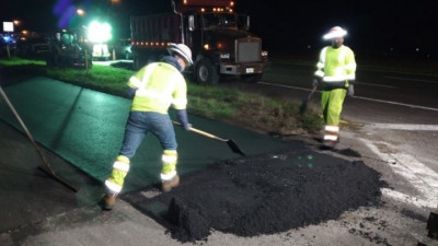 I-75 repaving from Manatee County Line to Big Bend Road --- November 2020