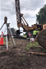 I-75 Drill Shaft Installation Work June 2020