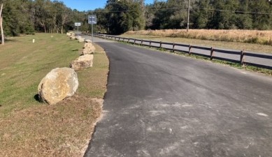 Connection to the Dunnellon Trail (January 2022 photo)