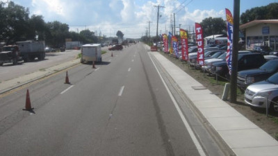 US 41 (50th Street) New Sidewalk from Denver Street to 30th Avenue October 2019