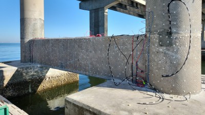 US 92 (Gandy Bridge) over Old Tampa Bay (December 2022)