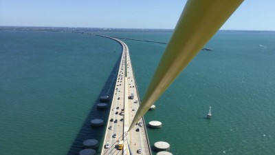 I-275 (Sunshine Skyway Bridge) Cable Painting (May 2022)