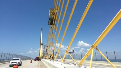 I-275 (Sunshine Skyway Bridge) Cable Painting (May 2022)