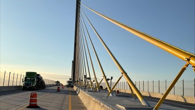 I-275 (Sunshine Skyway Bridge) Cable Painting (October 2023)