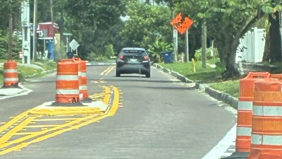 Central Avenue New Bikeway from 7th Avenue to Florida Avenue (September 2025)