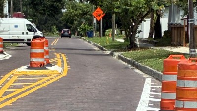 Central Avenue New Bikeway from 7th Avenue to Florida Avenue (September 2025)