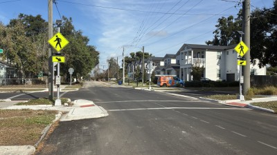 Central Avenue New Bikeway from 7th Avenue to Florida Avenue (December 2025)