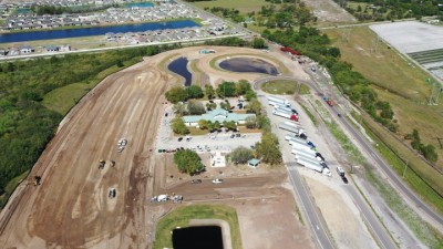 I-75 Southbound Rest Area parking lot expansion Hillsborough County - March 2021