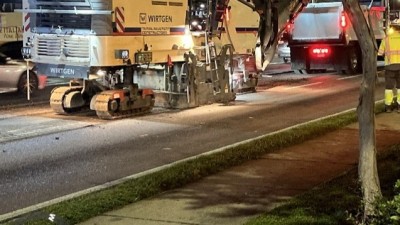 Image showing paving operations on SR 60 west of Parson Road (Photo June 2026)