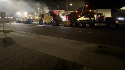 Image showing paving operations on SR 60 west of Parson Road (Photo June 2026)
