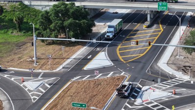 New traffic signal at Branch Forbes Road under I-4 (Photo June 2026)