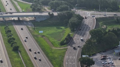 Image of I-4 interchange at Mango Road (Exit 10) looking west (Photo June 2026)