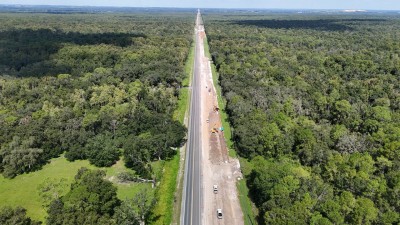 Looking northwest over US 98 south of the Hillsborough River (8-30-2025 photo)